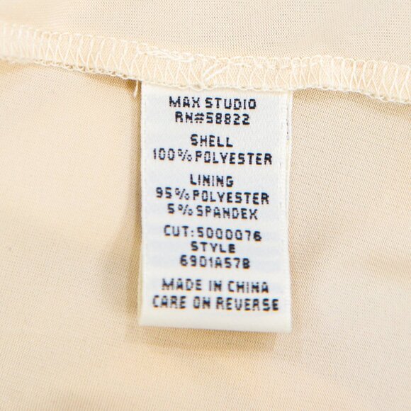 Max Studio Navy and Pink Cocktail Dress with Geometric Pattern, size L - Picture 8 of 9